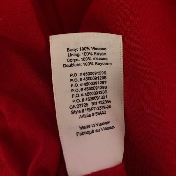 Cherry red Wilfred tie back tank top - Picture 1 of 4